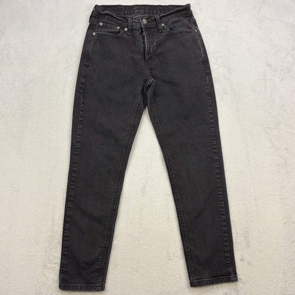 Levis Jeans Mens 29x29 Black Denim 531 Athletic Slim Stretch Zip Fly 5 Pocket